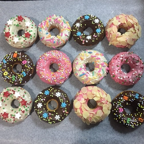 Silikonowa forma do oponek donuty 6 sztuk